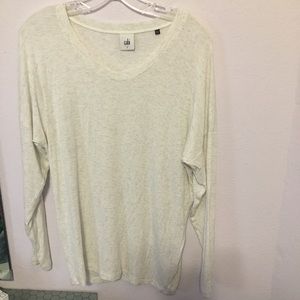 Sm Anthropologie Cabi long-Sleeve heathered shirt